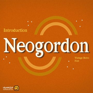 دانلود فونت Neogordon