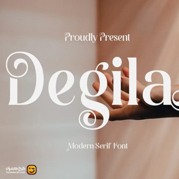 فونت انگلیسی Degila