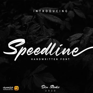 فونت انگلیسی Speedline